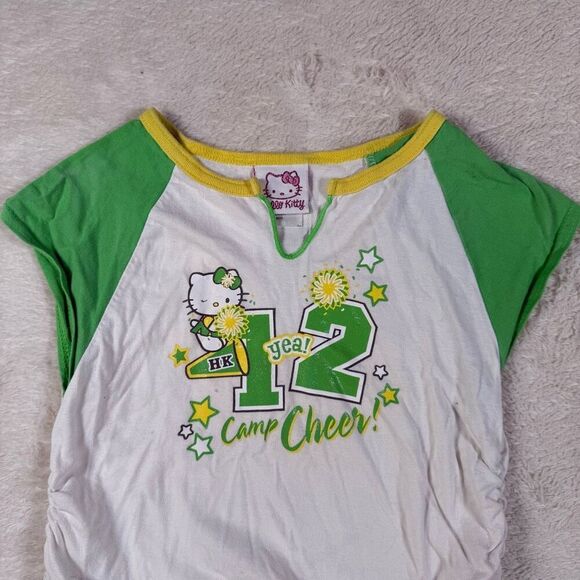 Vintage Y2K Hello Kitty Sanrio Cheerleader Baby T Tee Shirt - Picture 2 of 5